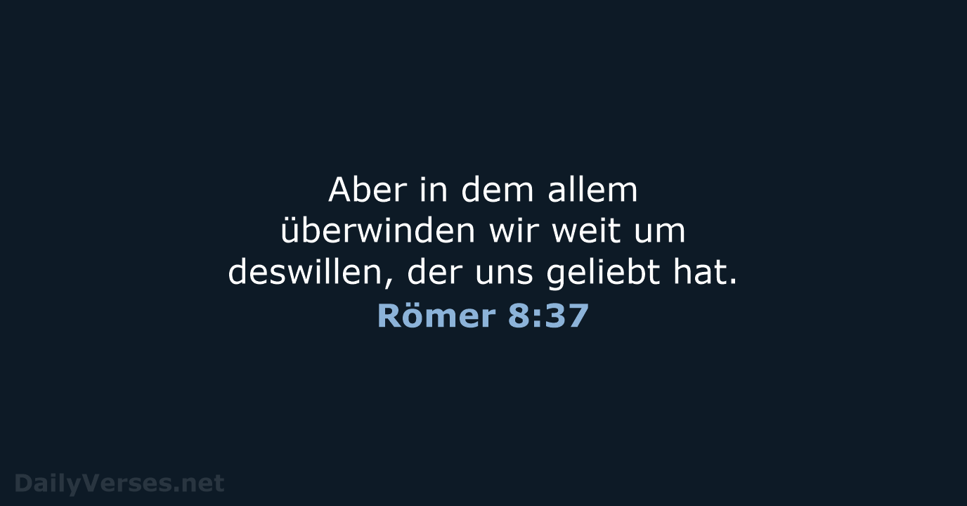 Römer 8:37 - LU12