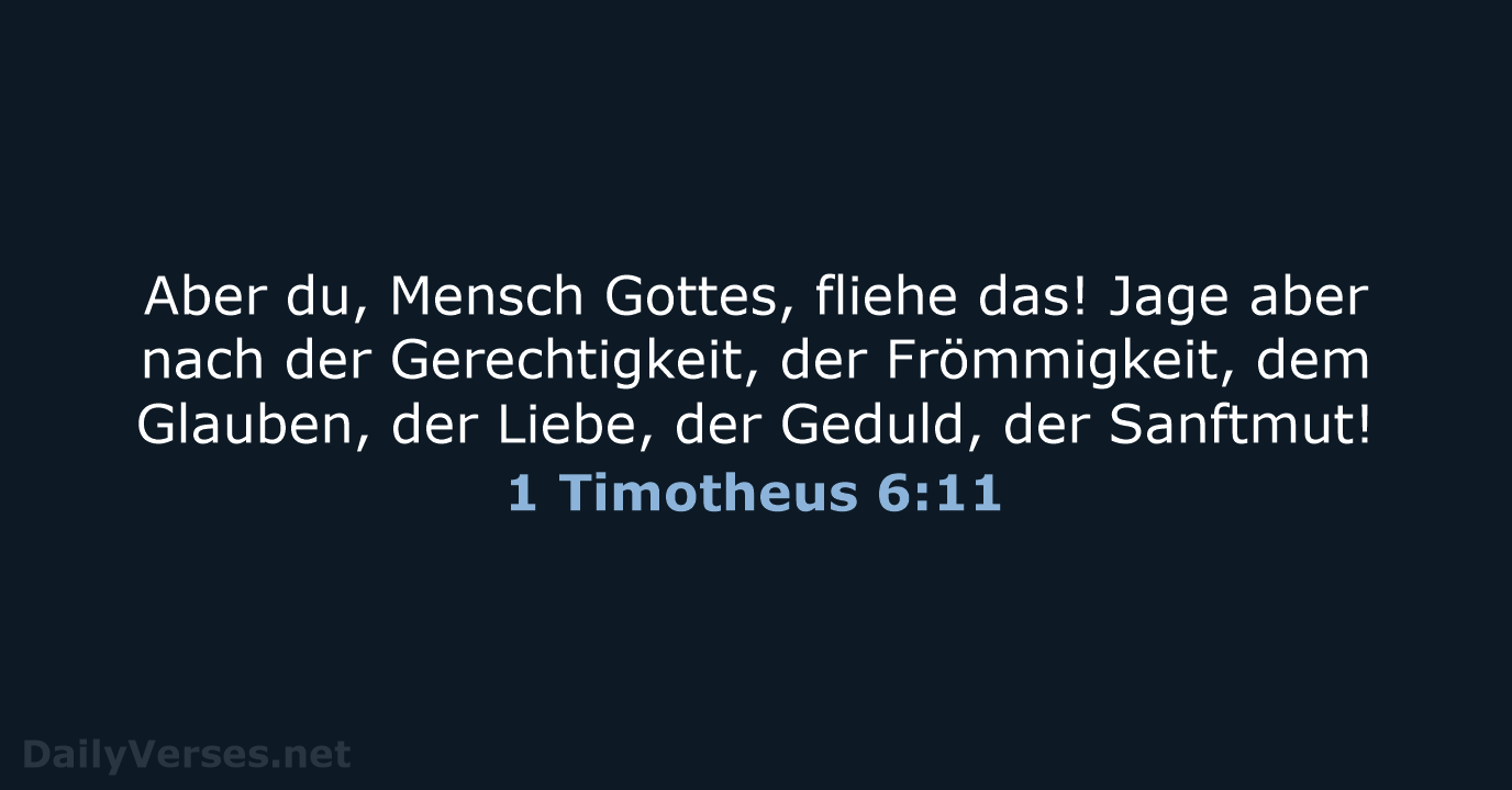 1 Timotheus 6:11 - LUT