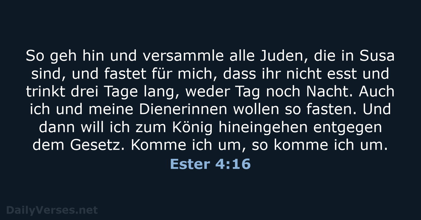 Ester 4:16 - LUT
