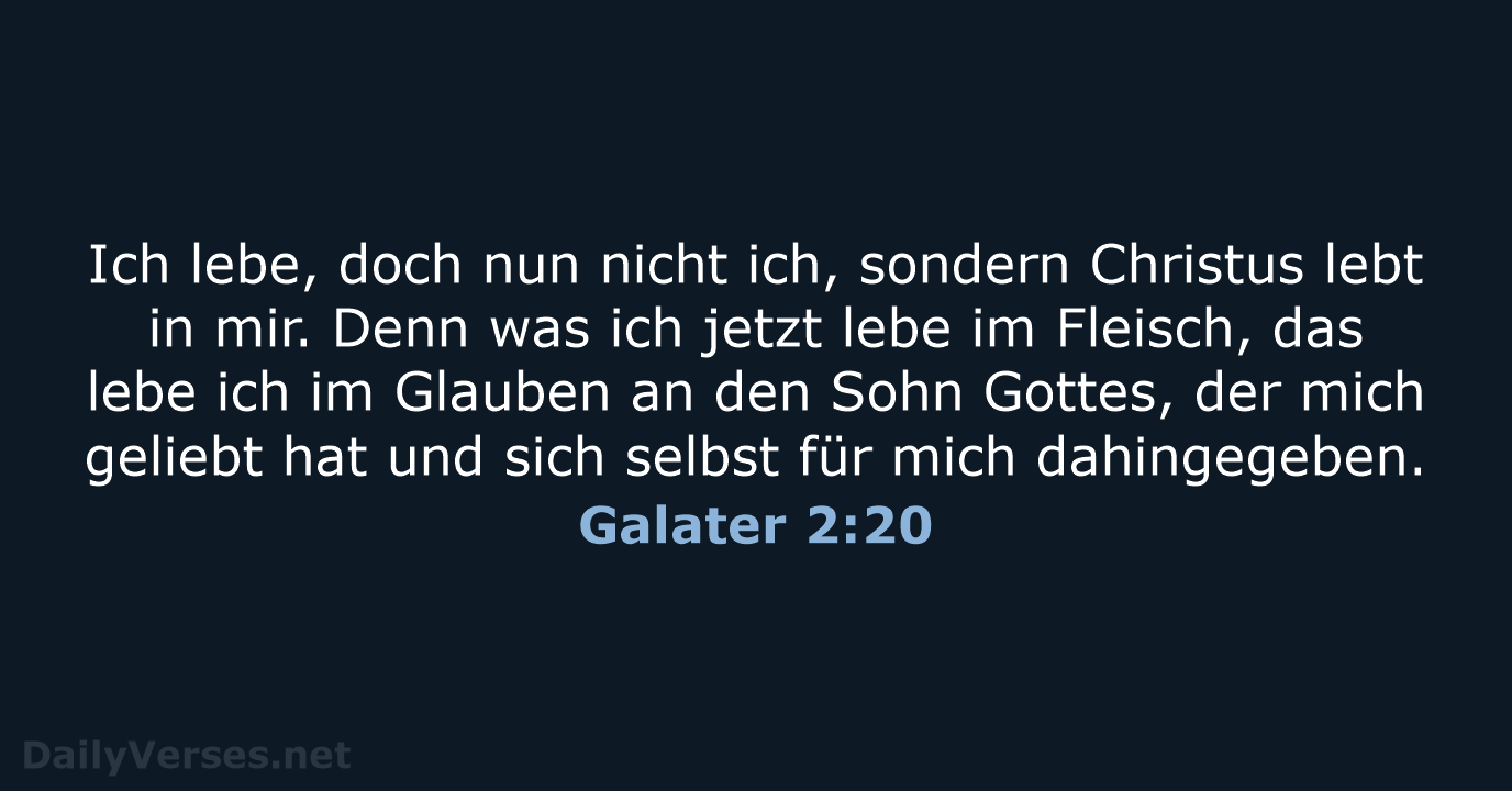 Galater 2:20 - LUT
