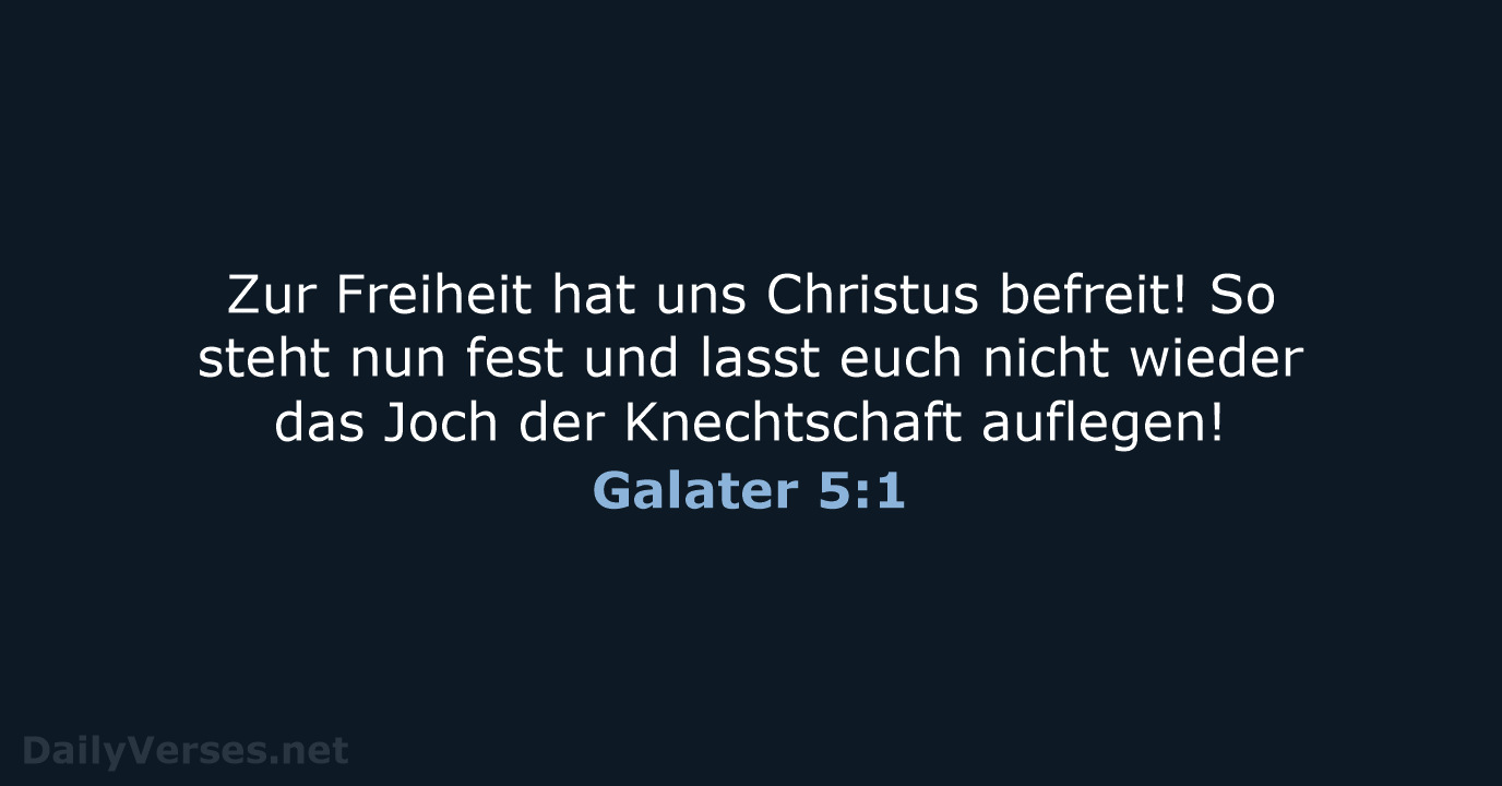 Galater 5:1 - LUT
