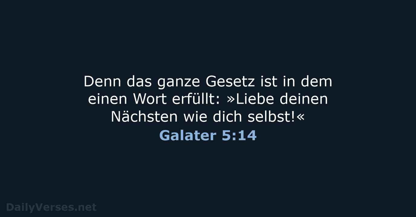 Galater 5:14 - LUT