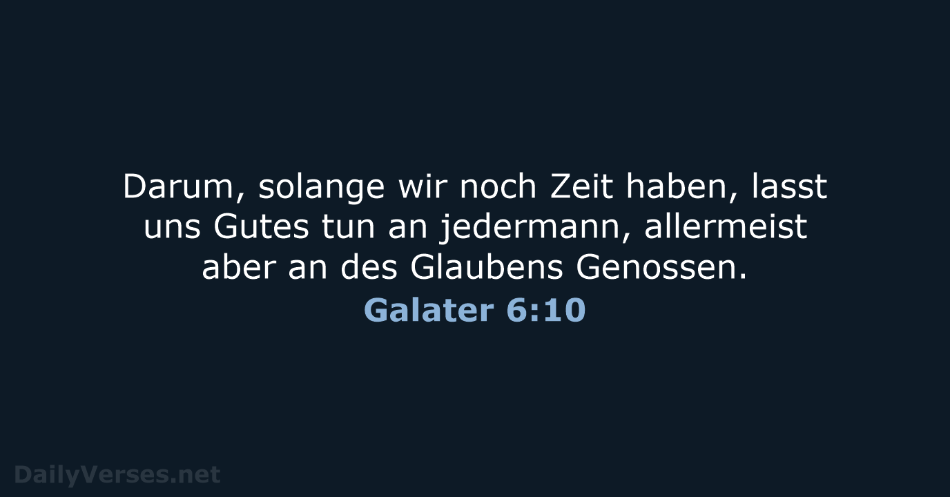 Galater 6:10 - LUT
