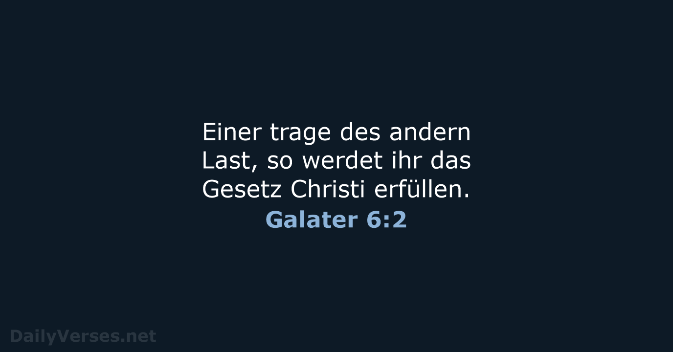 Galater 6:2 - LUT