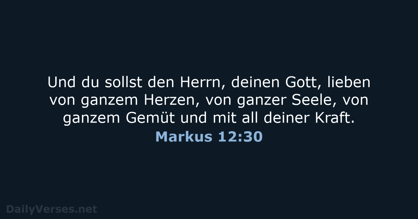 Markus 12:30 - LUT