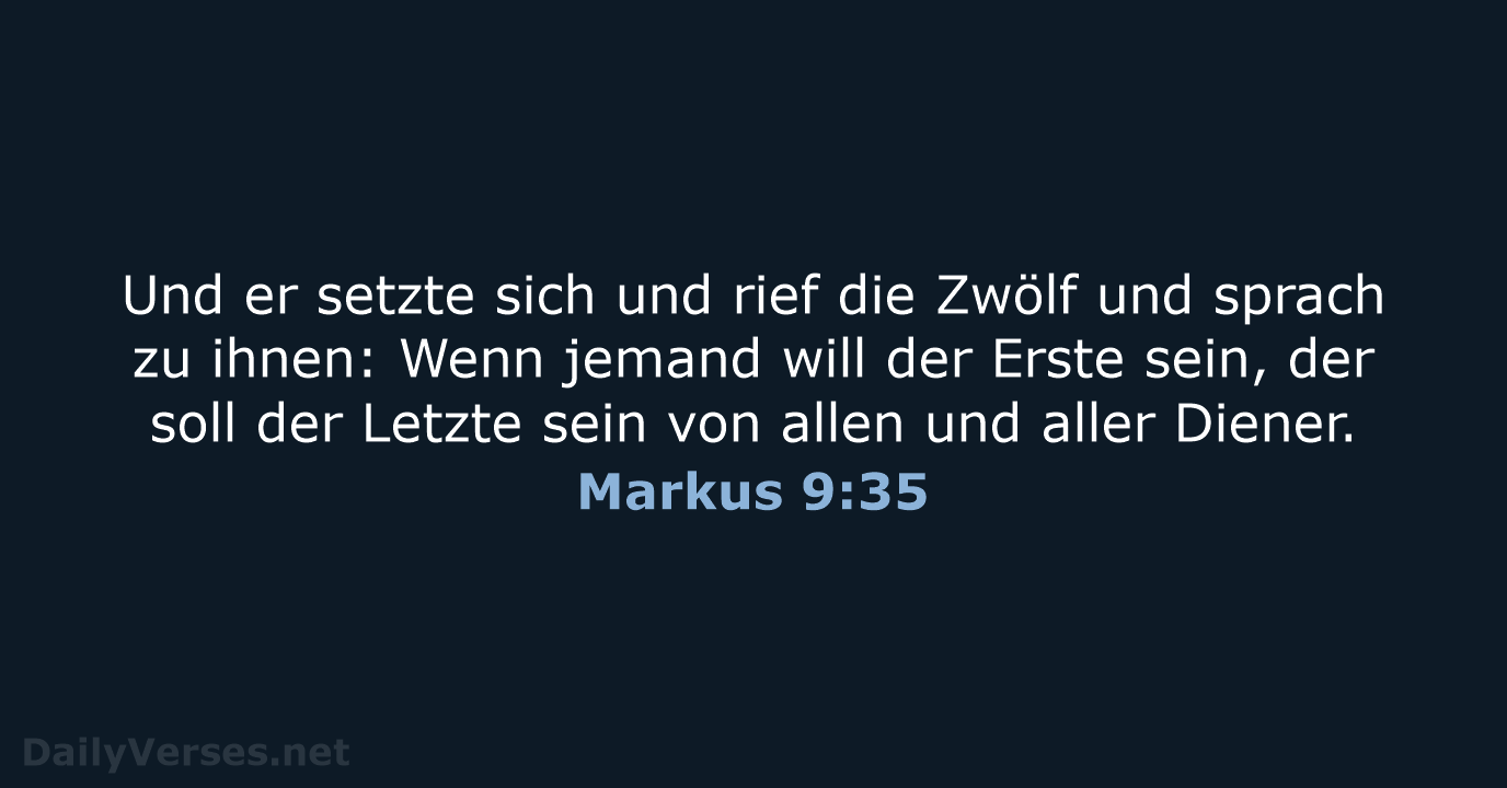 Markus 9:35 - LUT