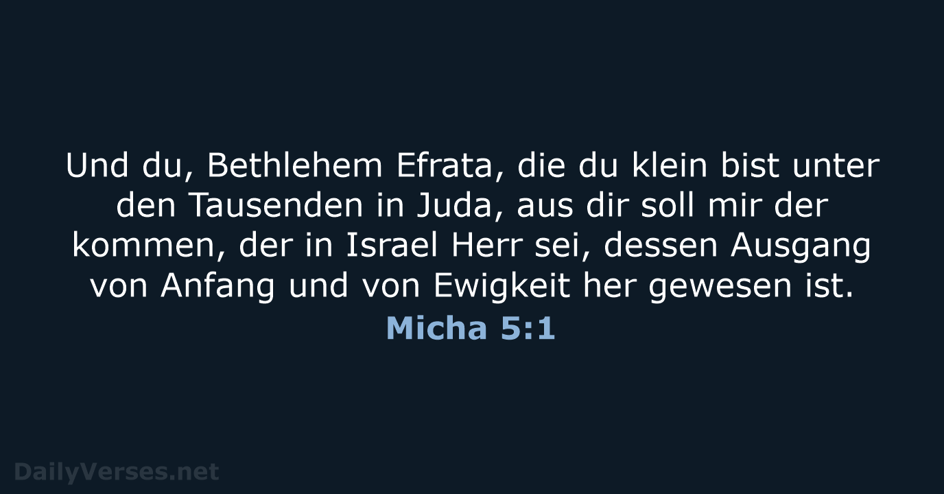 Micha 5:1 - LUT