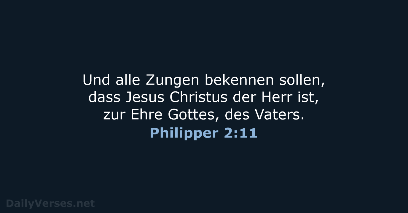 Philipper 2:11 - LUT