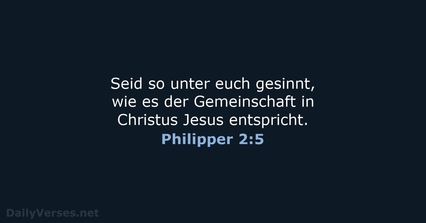 Philipper 2:5 - LUT
