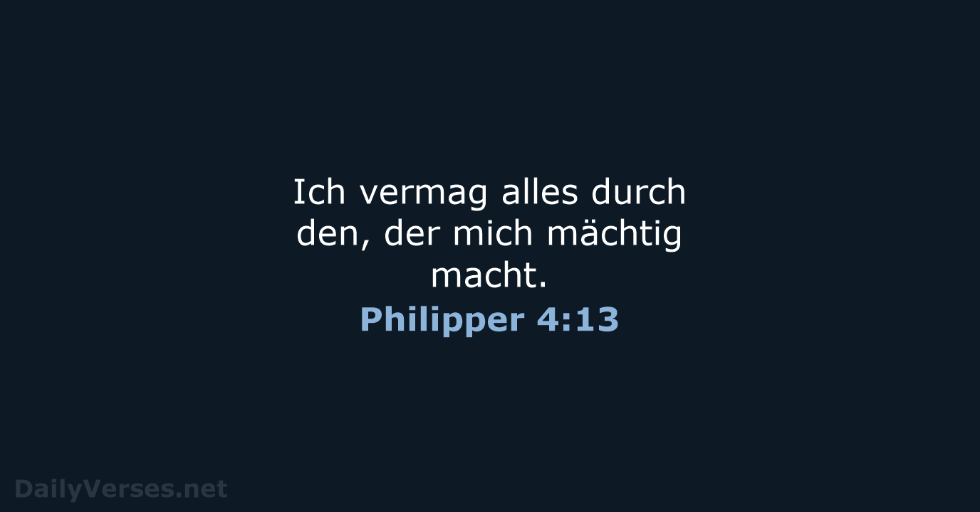 Philipper 4:13 - LUT