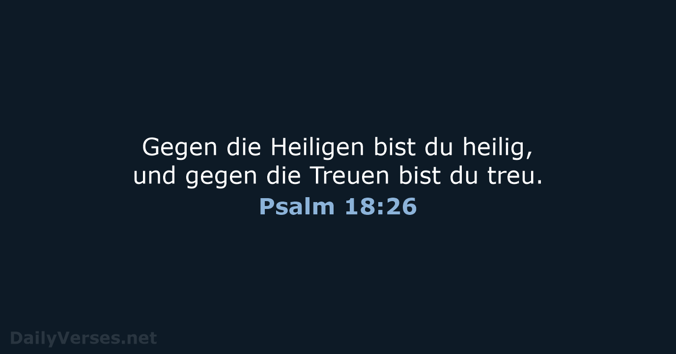 Psalm 18:26 - LUT