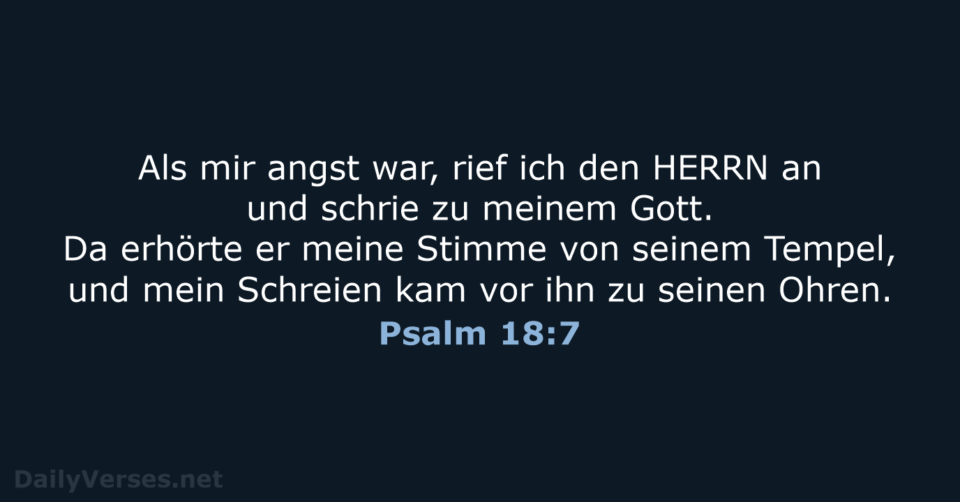 Psalm 18:7 - LUT