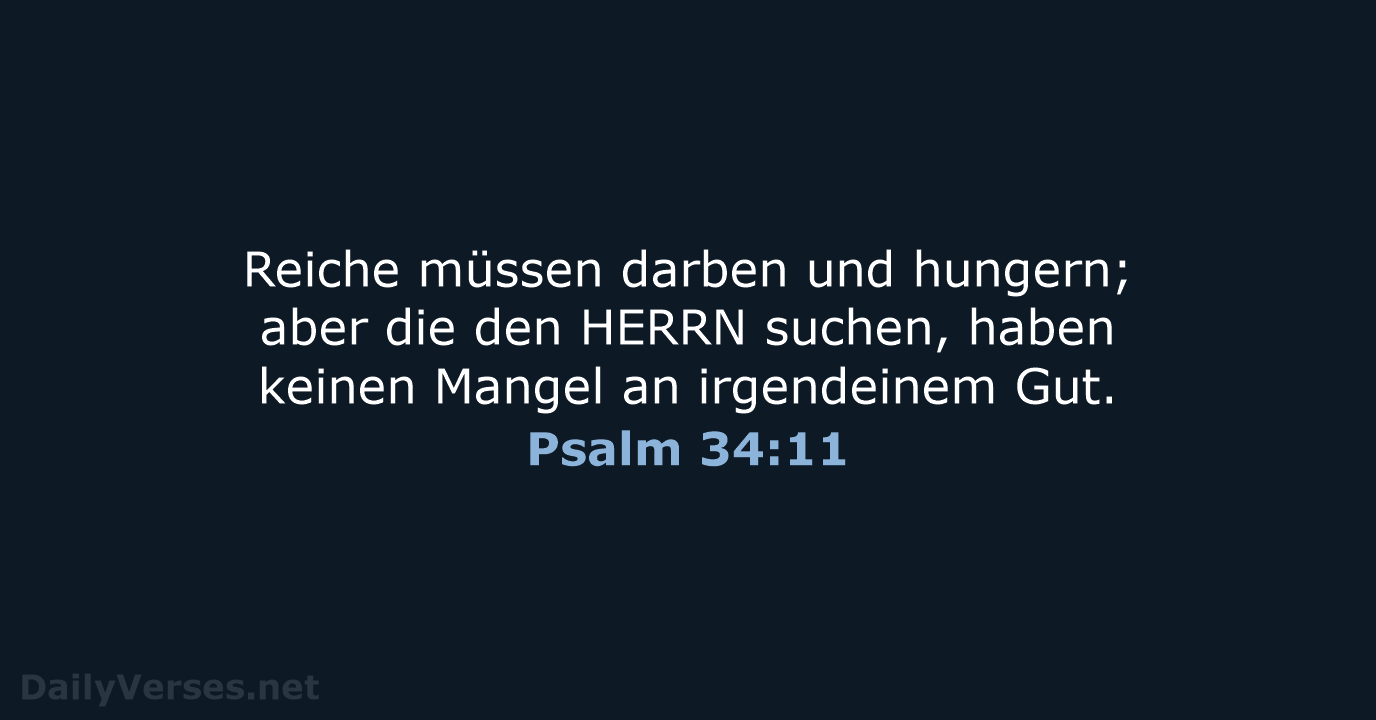 Psalm 34:11 - LUT