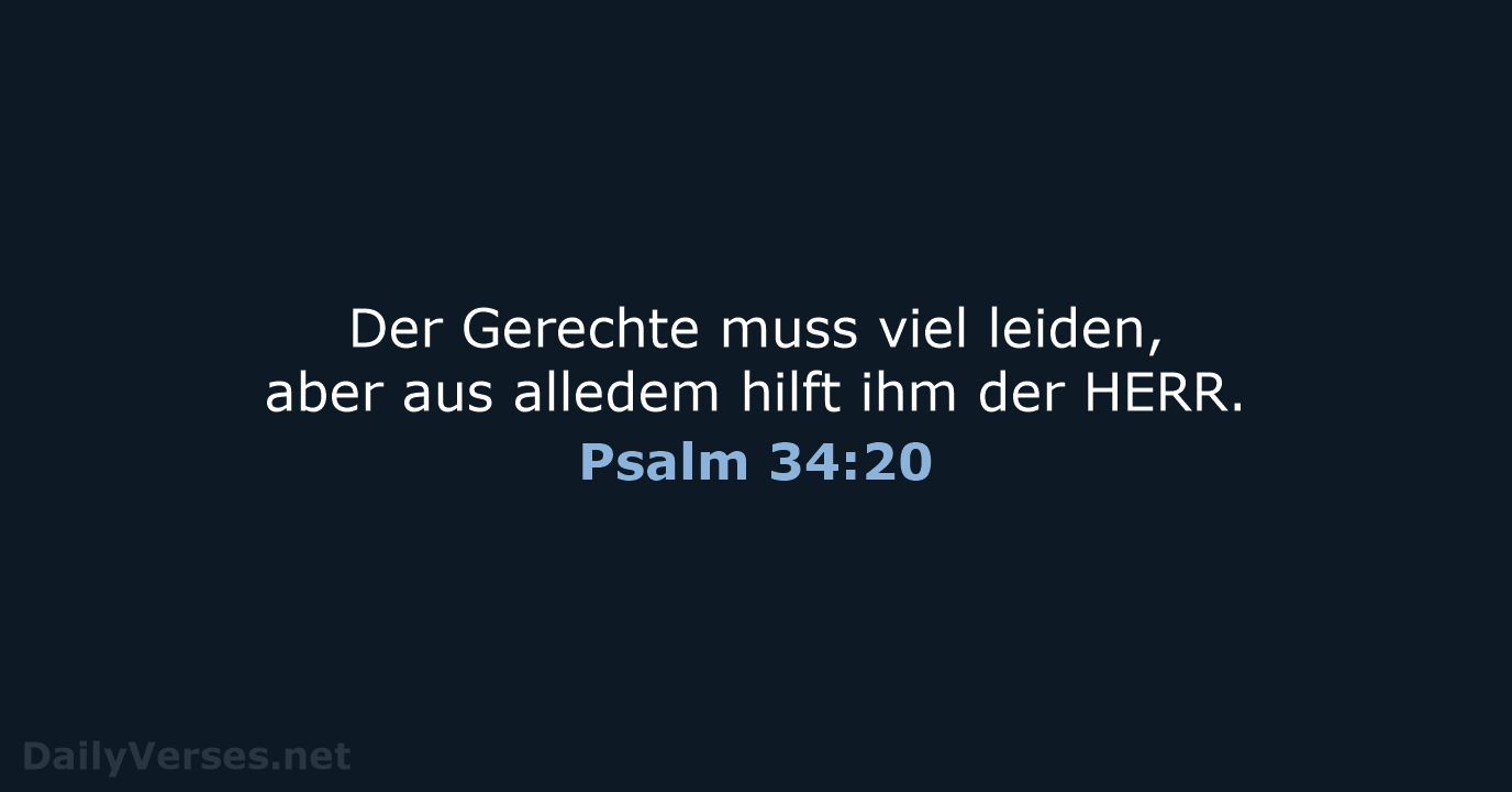 Psalm 34:20 - LUT