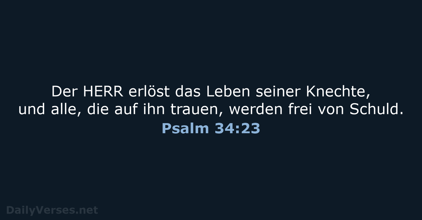 Psalm 34:23 - LUT