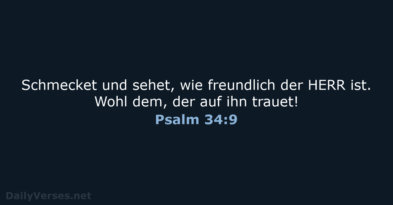 Psalm 34:9 - LUT