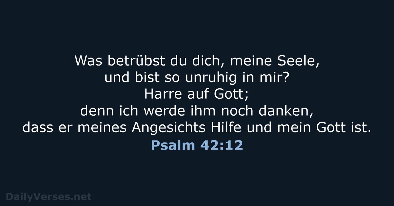 Psalm 42:12 - LUT