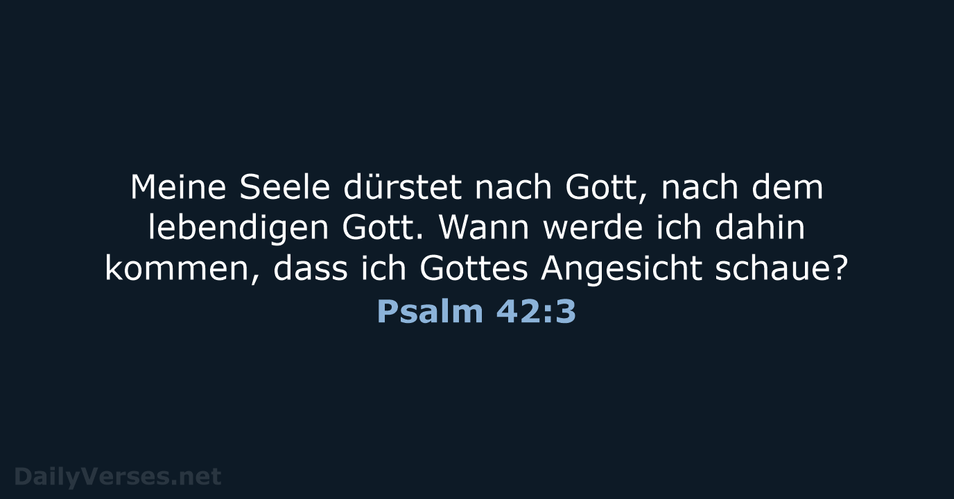 Psalm 42:3 - LUT