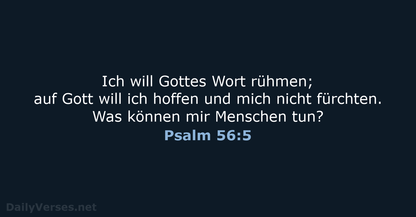 Psalm 56:5 - LUT