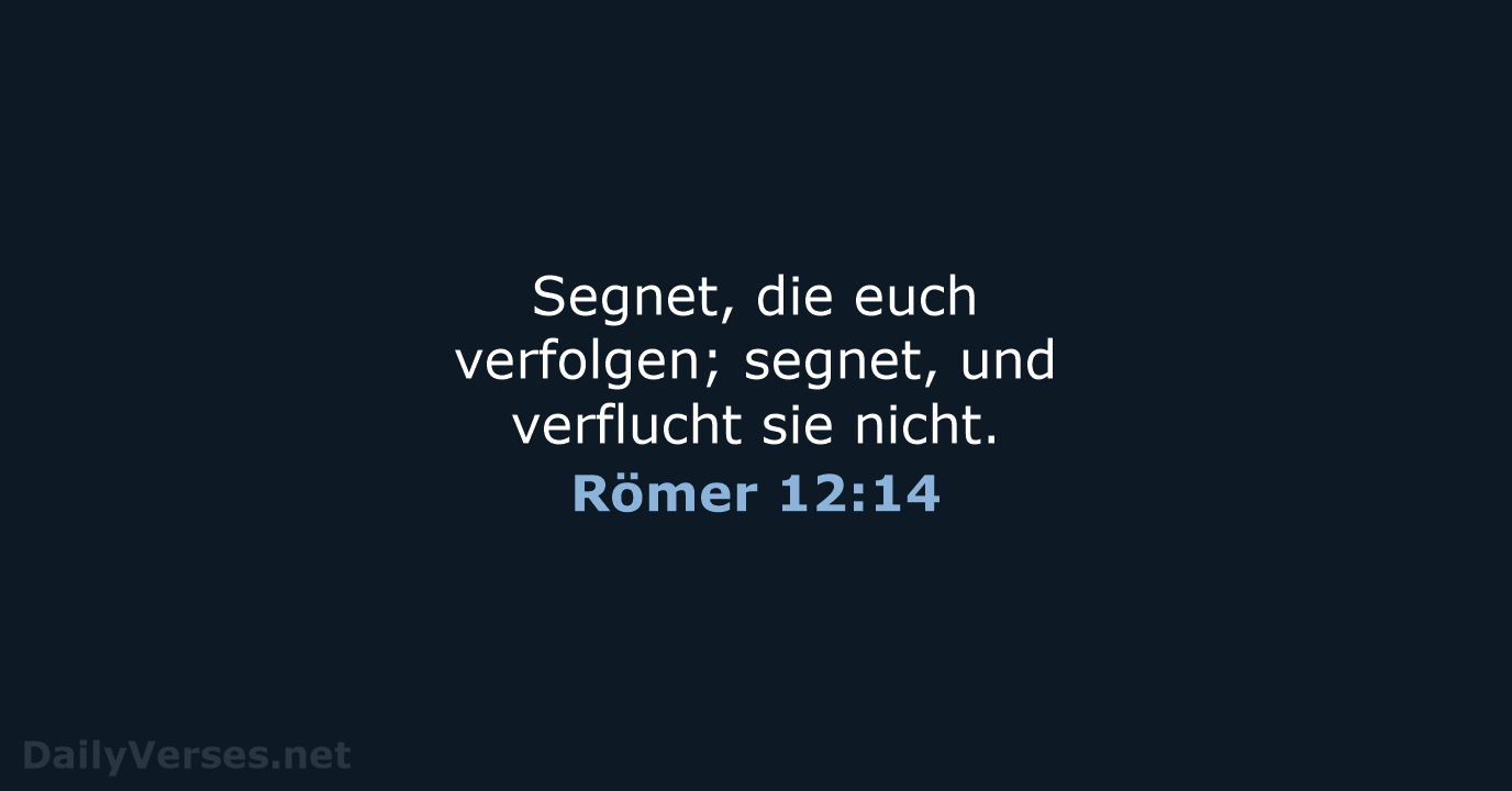 Römer 12:14 - LUT