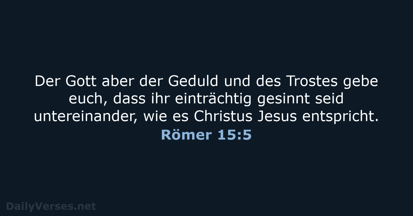 Römer 15:5 - LUT