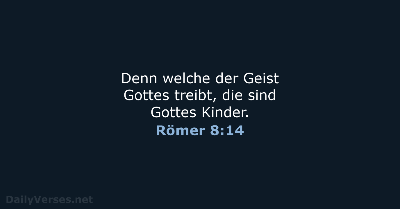 Römer 8:14 - LUT