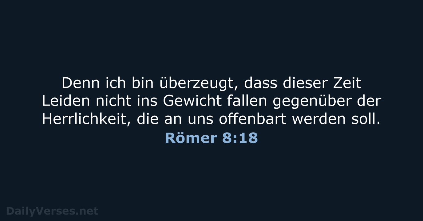 Römer 8:18 - LUT