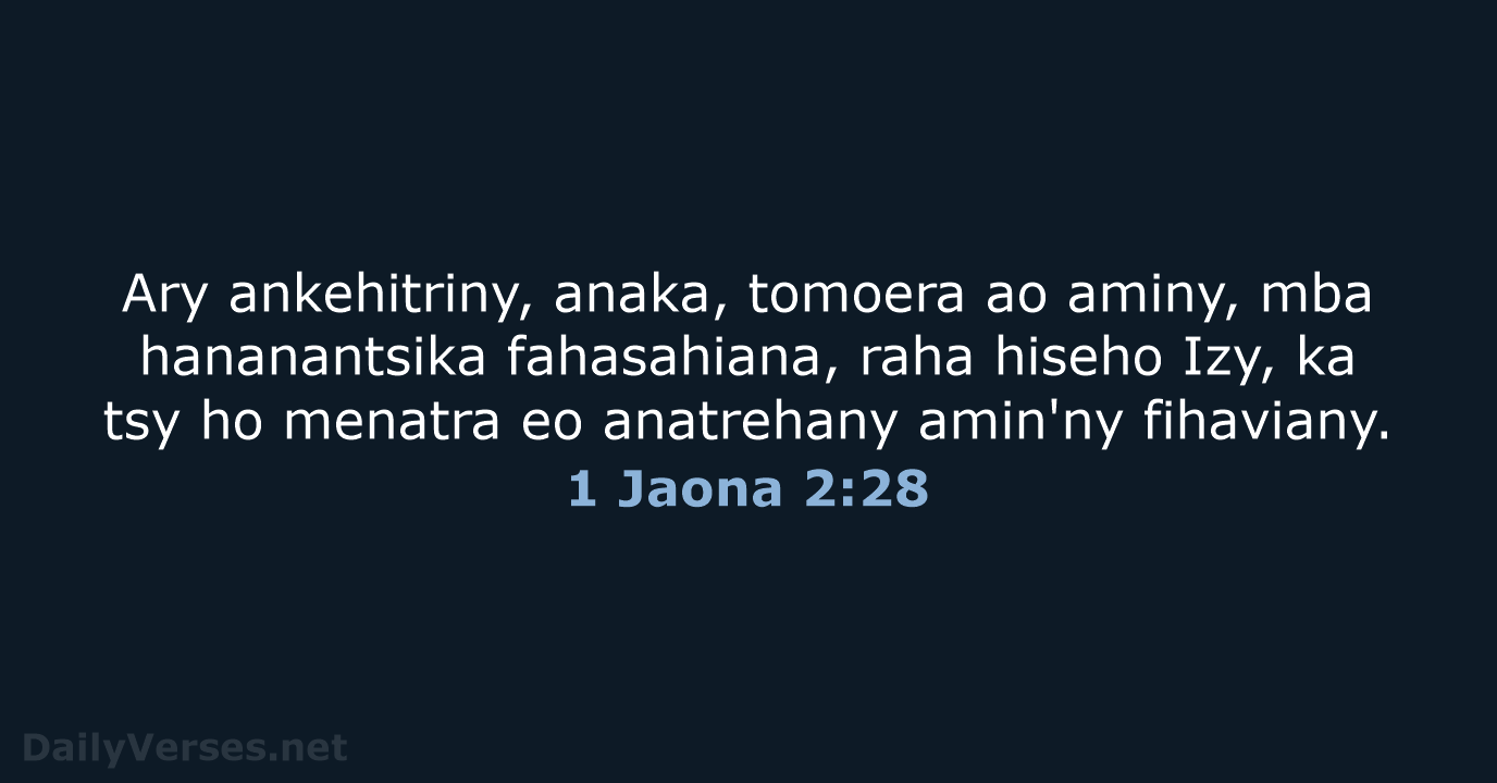 1 Jaona 2:28 - MG1865
