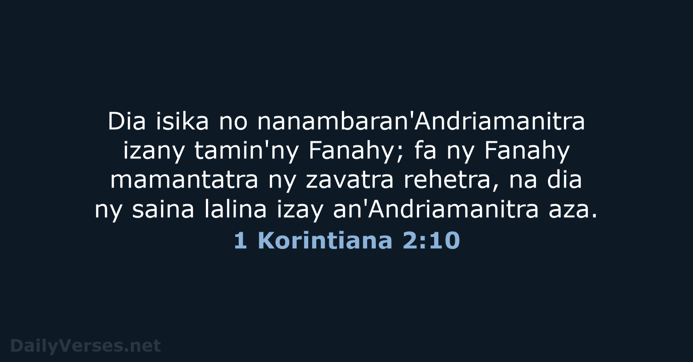 1 Korintiana 2:10 - MG1865
