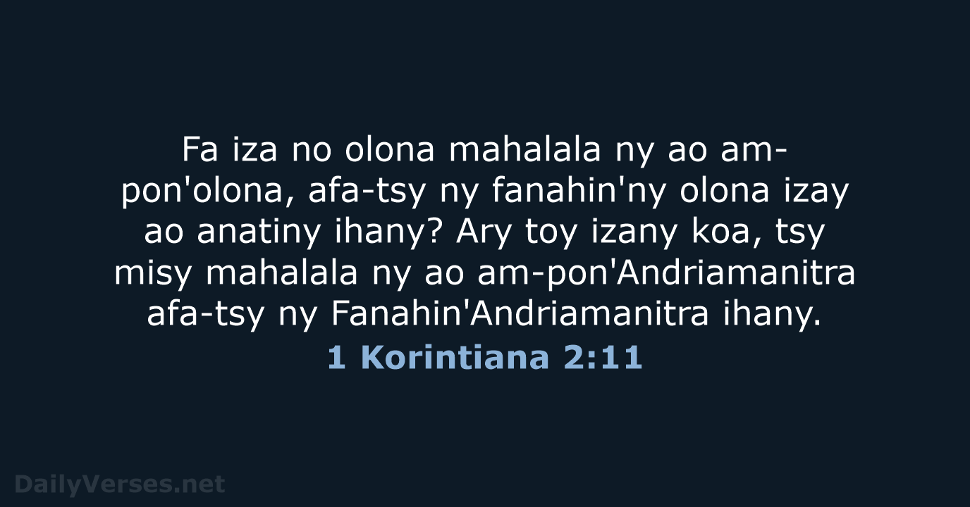 1 Korintiana 2:11 - MG1865