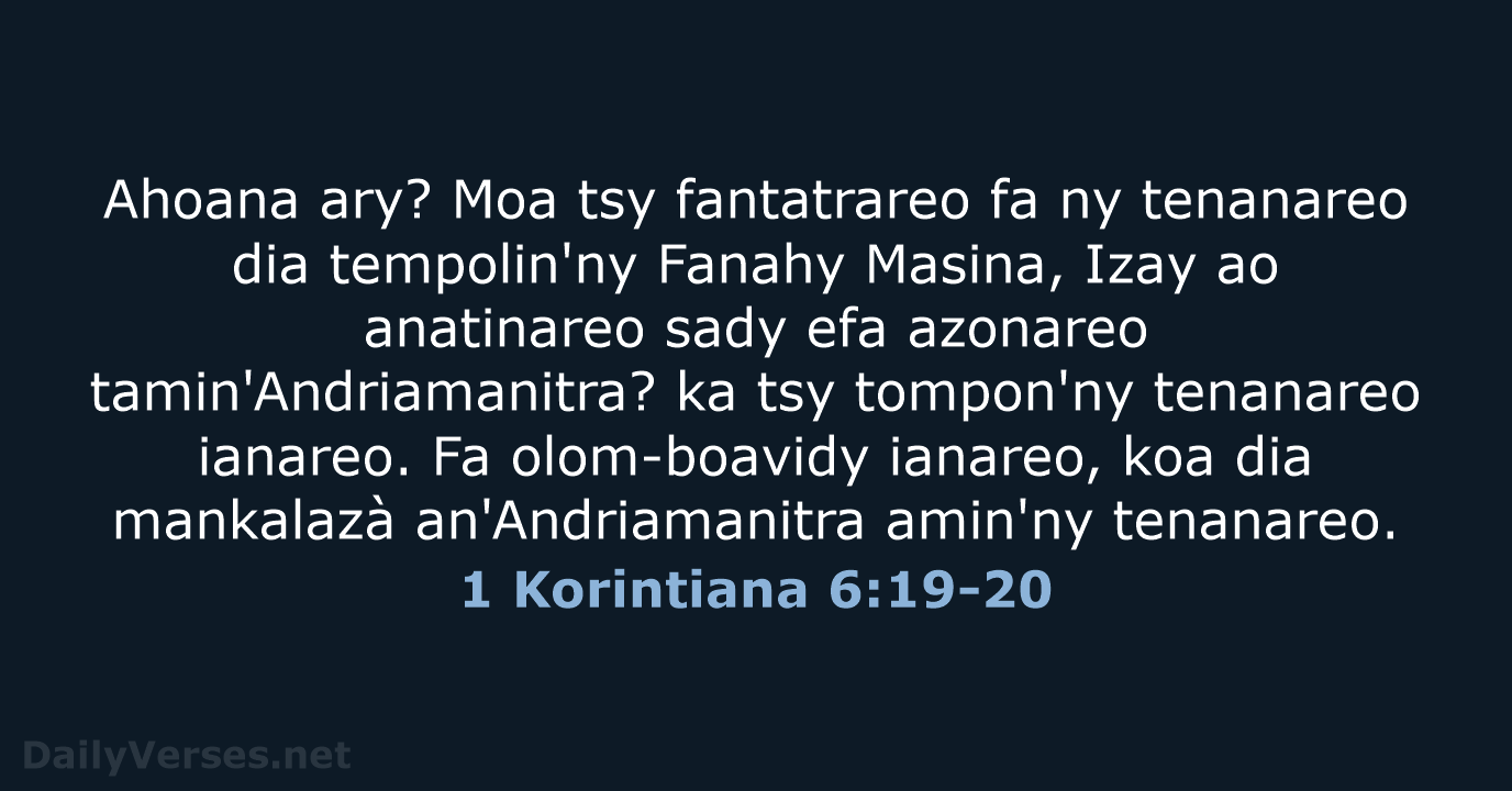 1 Korintiana 6:19-20 - MG1865
