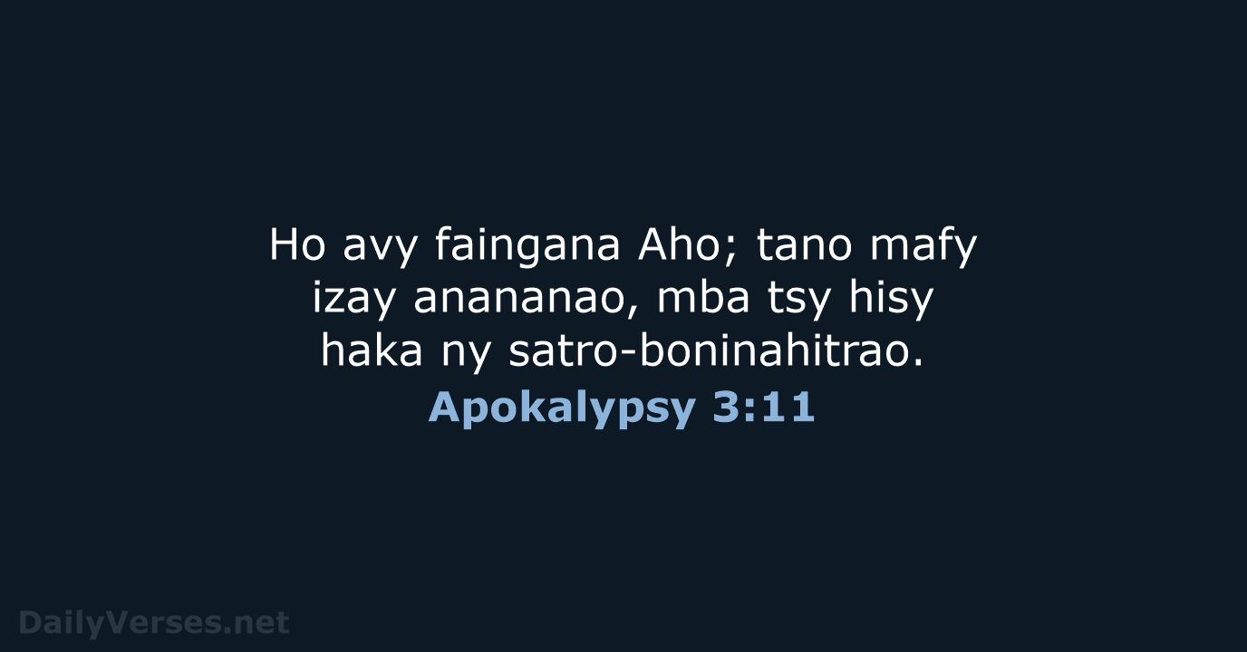 Apokalypsy 3:11 - MG1865