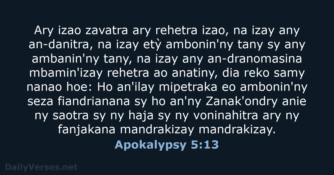 Apokalypsy 5:13 - MG1865