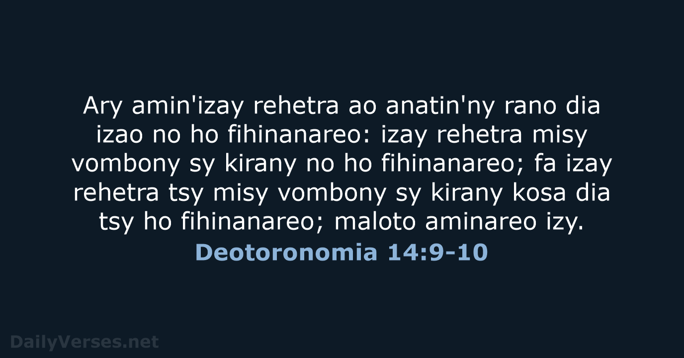 Deotoronomia 14:9-10 - MG1865