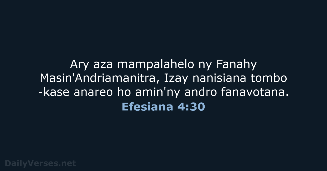 Efesiana 4:30 - MG1865