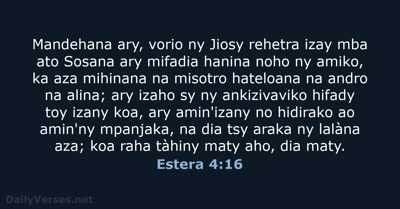 Estera 4:16 - MG1865
