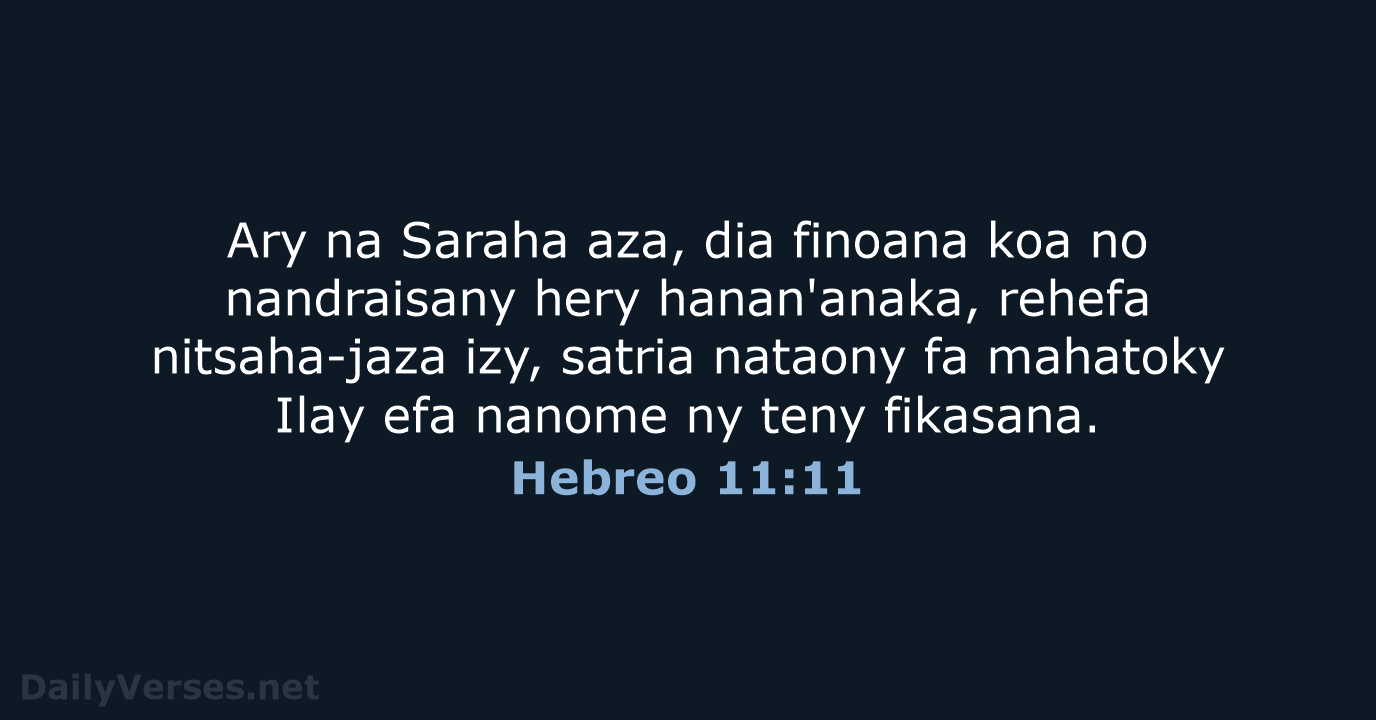 Hebreo 11:11 - MG1865