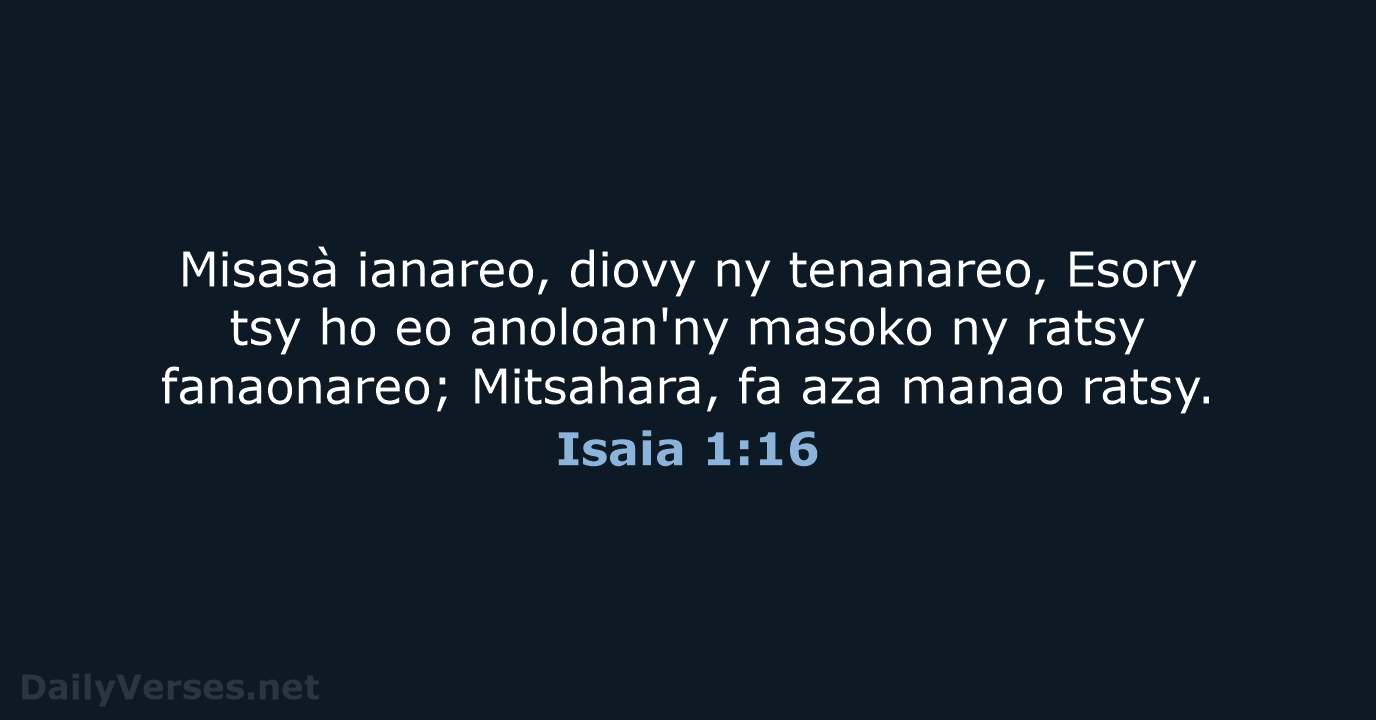 Isaia 1:16 - MG1865