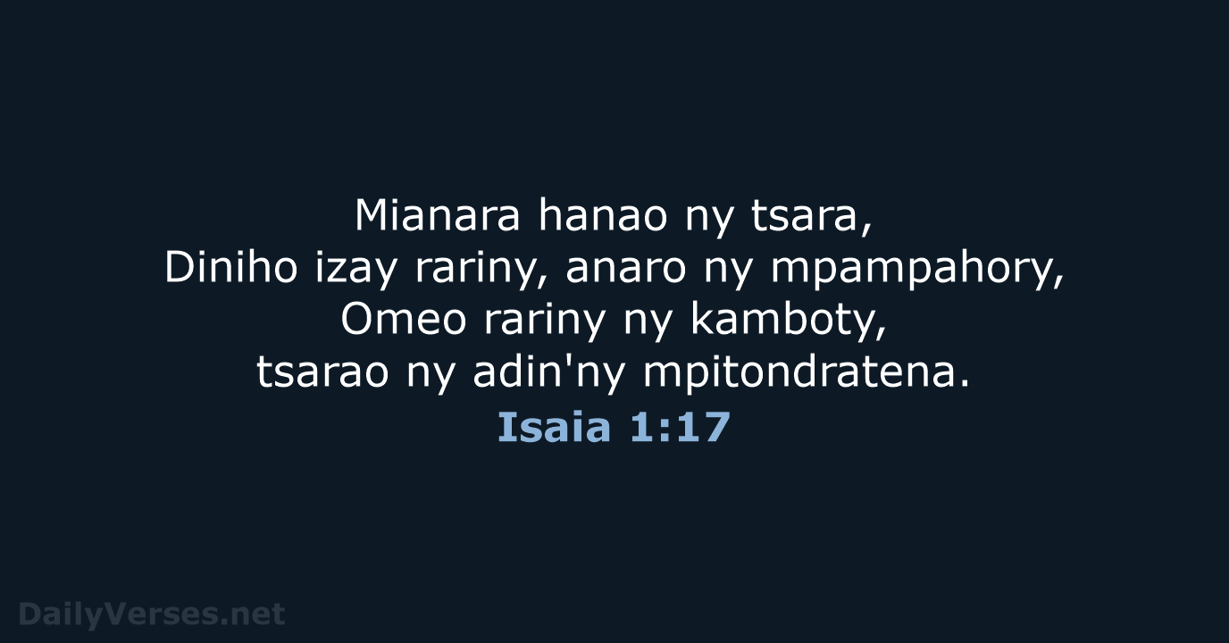 Isaia 1:17 - MG1865
