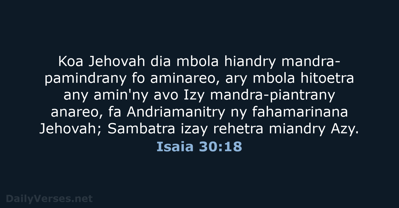 Isaia 30:18 - MG1865