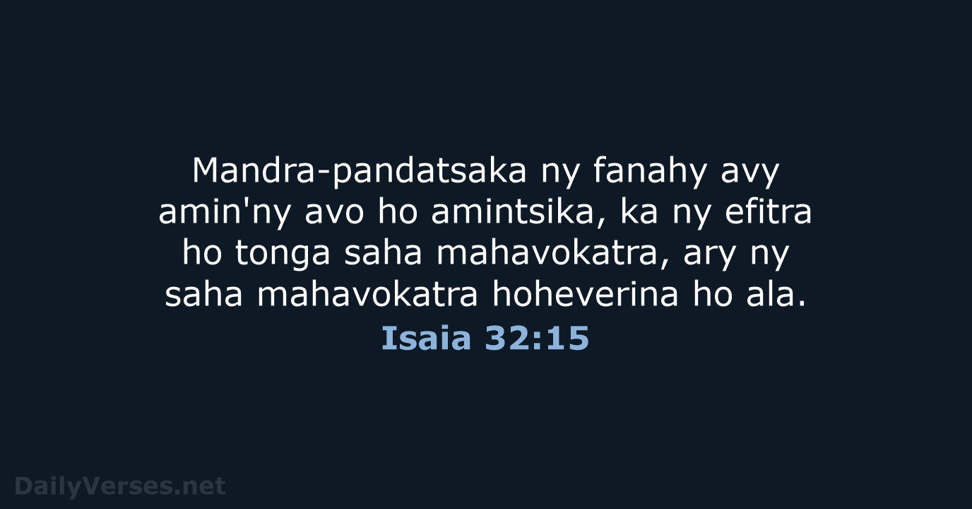 Isaia 32:15 - MG1865