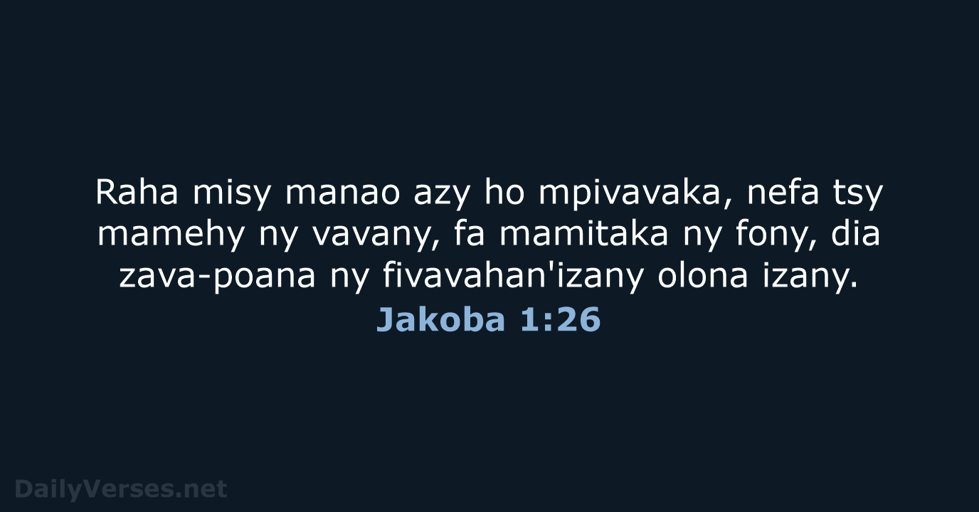 Jakoba 1:26 - MG1865