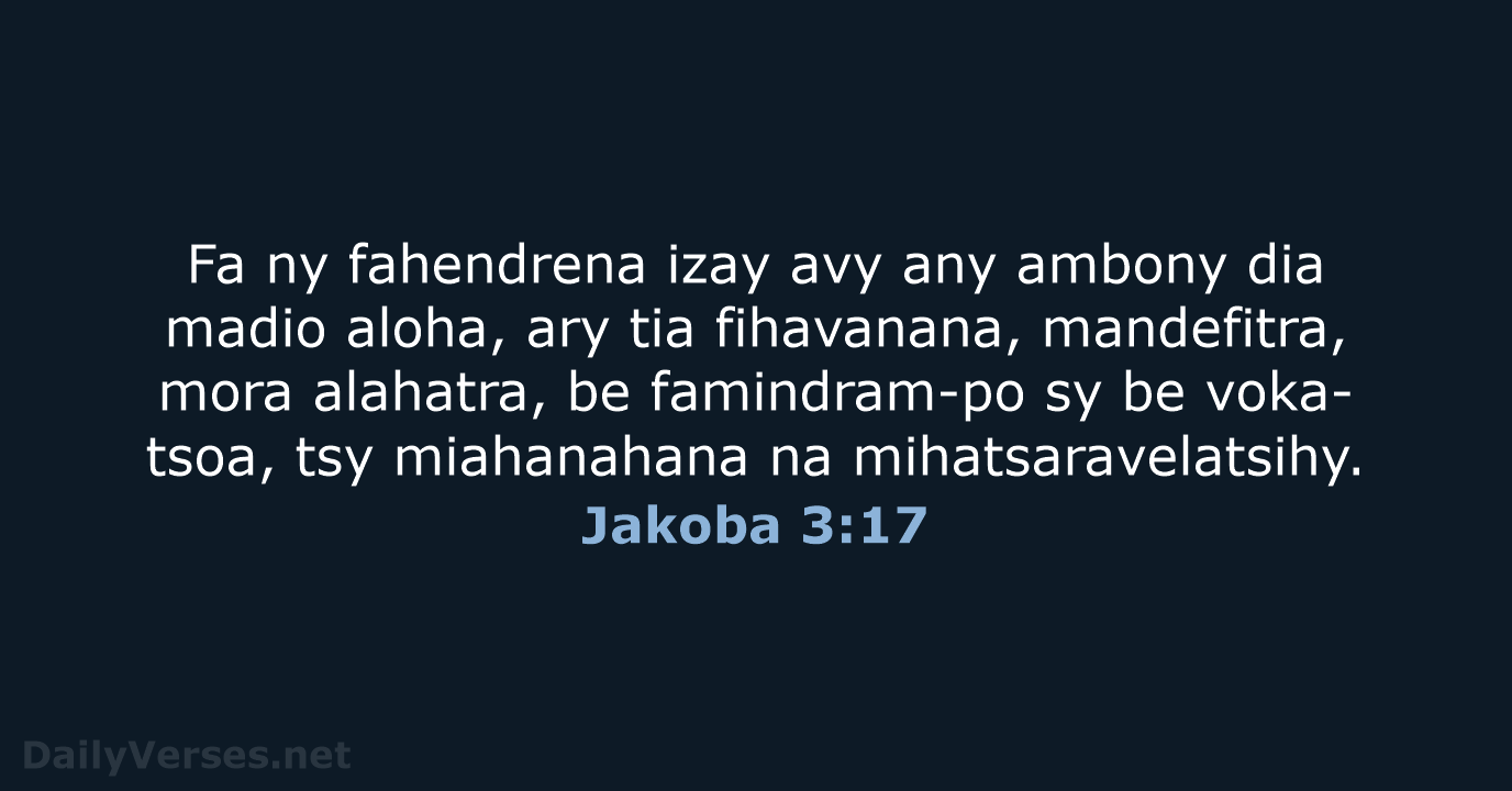 Jakoba 3:17 - MG1865