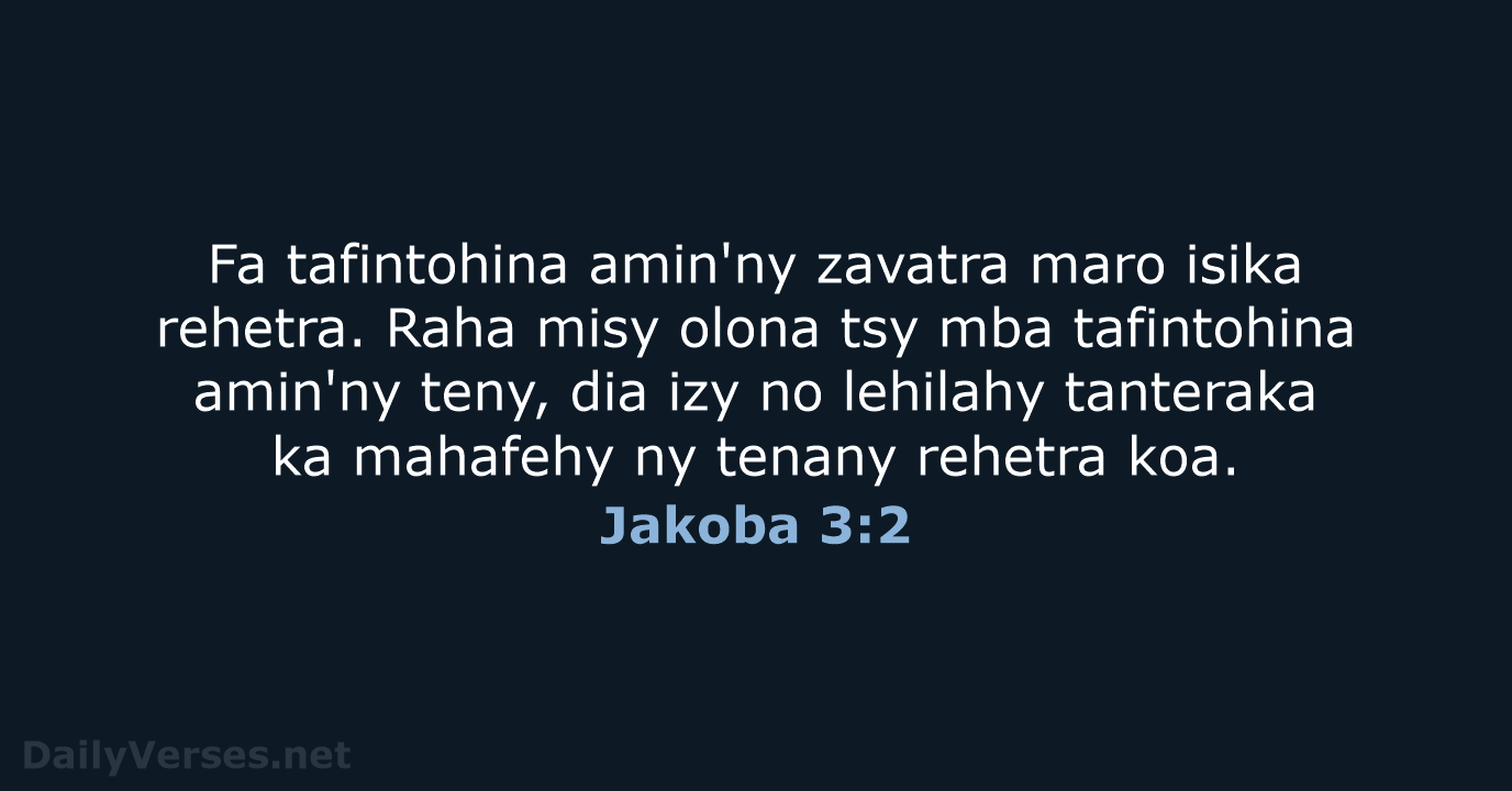 Jakoba 3:2 - MG1865