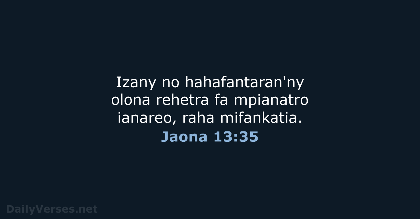 Jaona 13:35 - MG1865