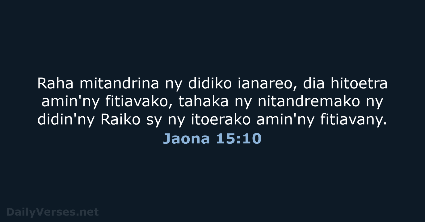 Jaona 15:10 - MG1865