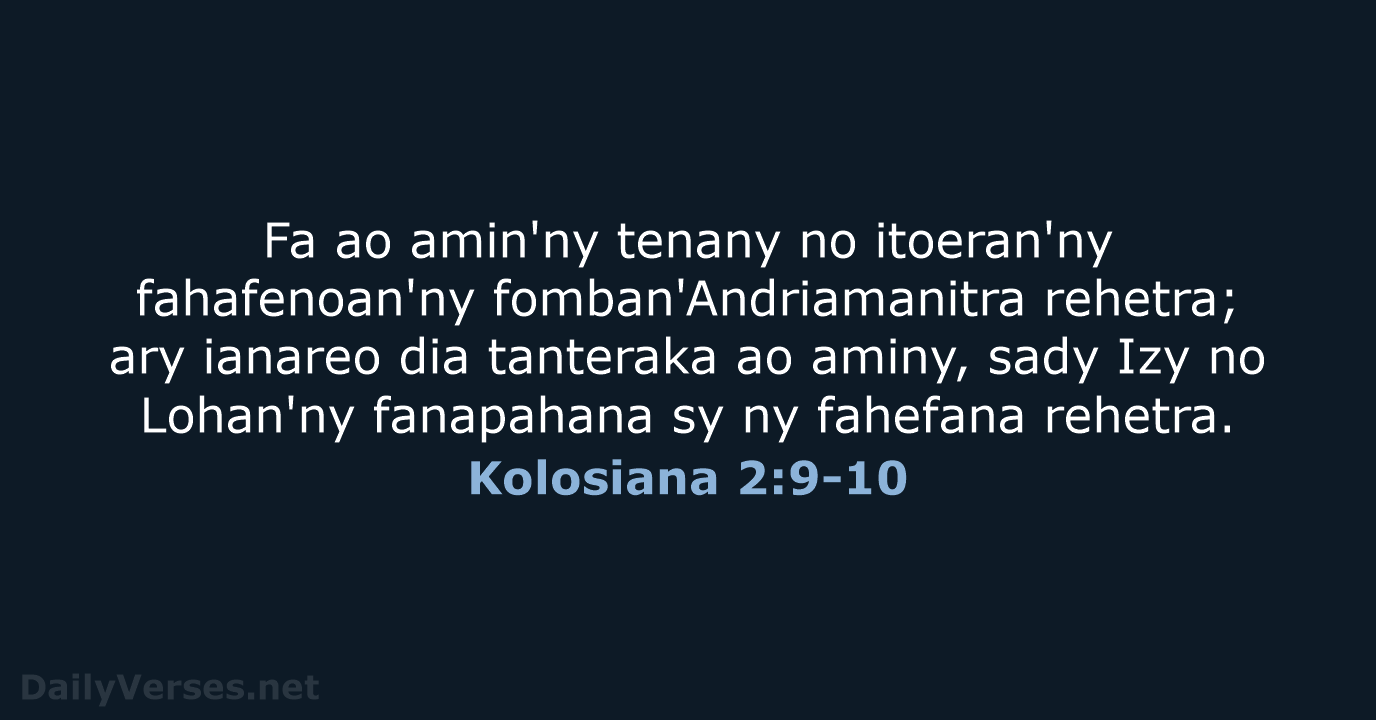 Kolosiana 2:9-10 - MG1865