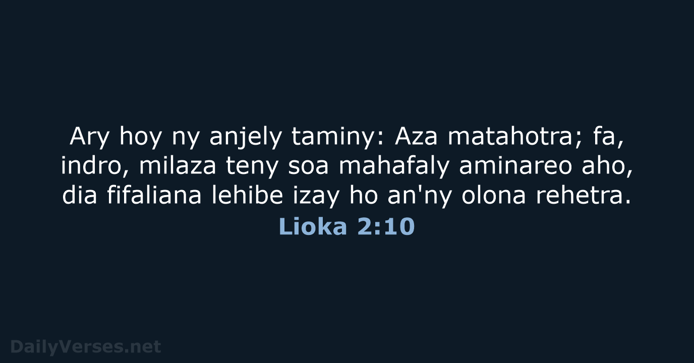 Lioka 2:10 - MG1865
