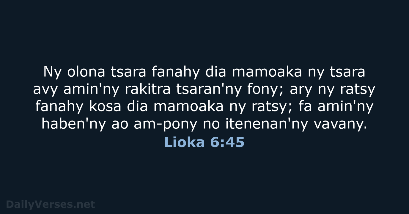 Lioka 6:45 - MG1865