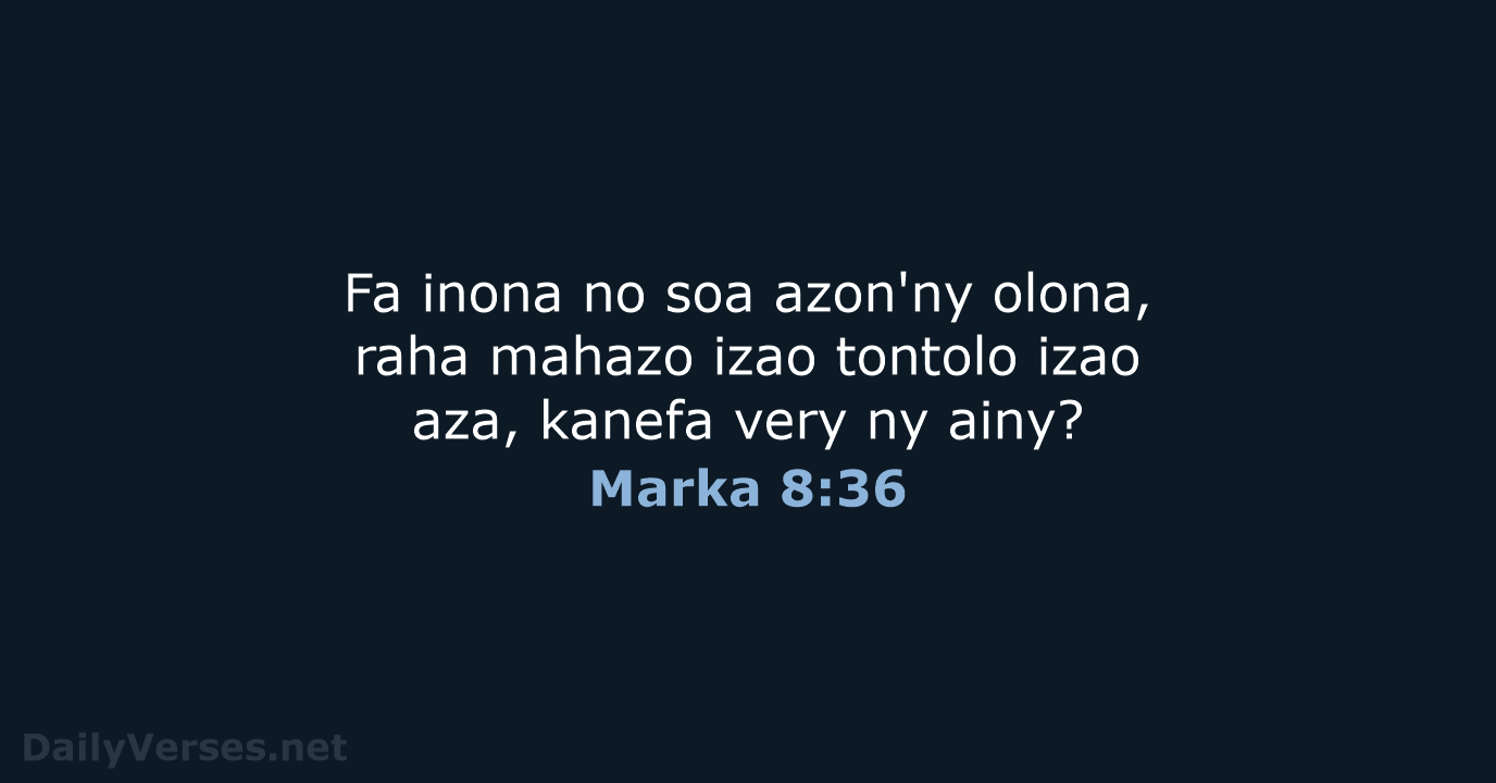 Marka 8:36 - MG1865